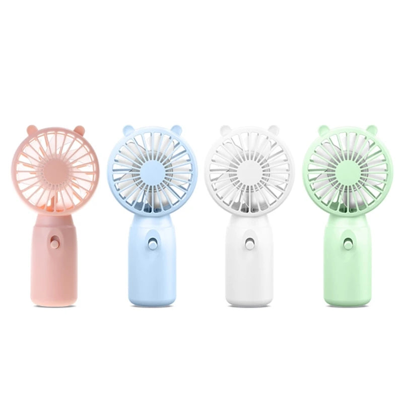 Portable Fan Convenient Creative Small Fan Pocket Hand-held Fan Lightweight AA Battery Handheld Mini Fan Air Coolers