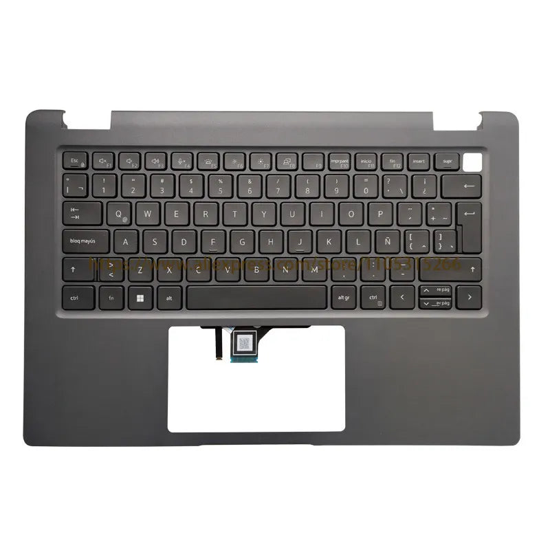 New For Dell Latitude 3440 3450 E3440 E3450 Palmrest with Backlit Keyboard 0R2DCD R2DCD (Black) 14”