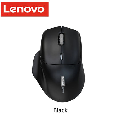 Lenovo Wireless Mouse Ergonomic Design 2.4G Dual-Mode Connection Large-Capacity Battery Comfortable For Gaming And Office Use