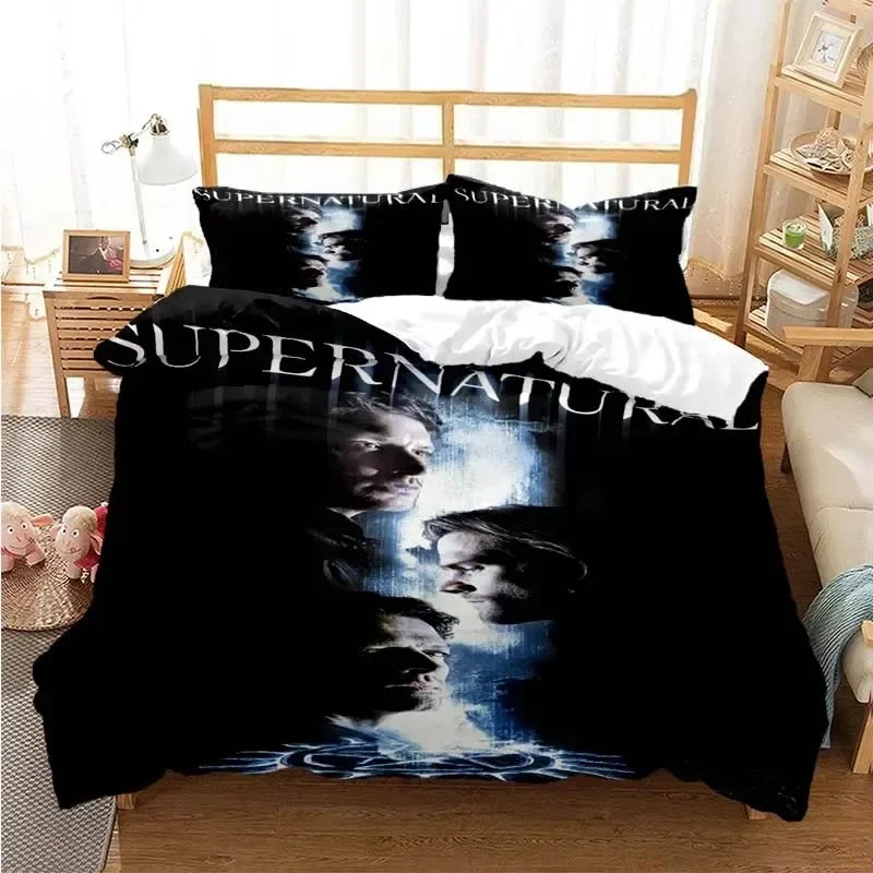 Supernatural 3D Printed Duvet Cover Set Twin Full Queen King Size Bedding Set Bed Linens Comforter Bedding Sets