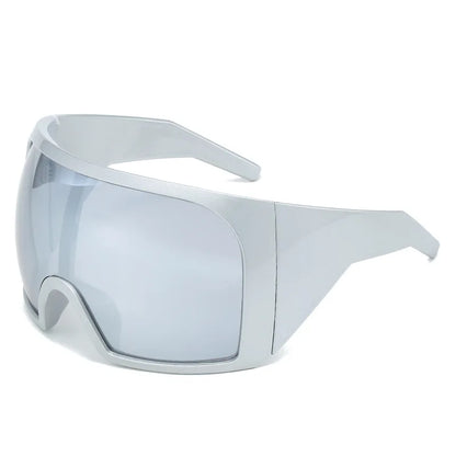 Oversized Sunglasses Men Wrap Anti Wind Personal Large Shades Futuristic Fashion Future Shield Uv400 Cycling Motorcycle