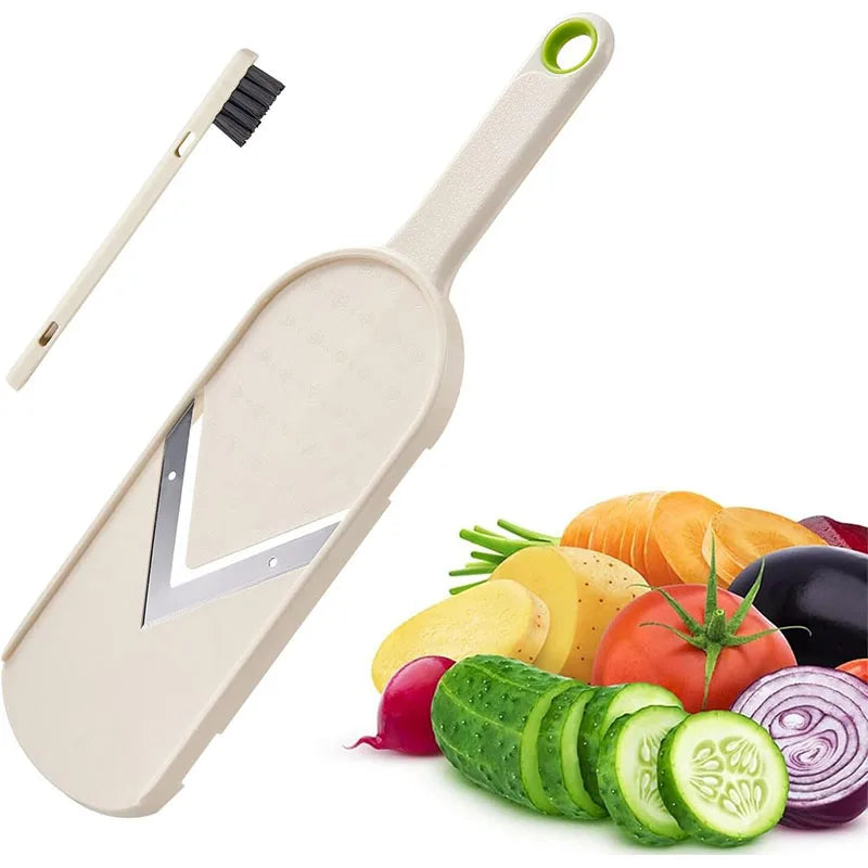 Cabbage Slicer Handheld Mandoline Slicer Stainless Steel Sauerkraut Coleslaw Cutter Vegetable Chopper Potato Chips Slicer JT580