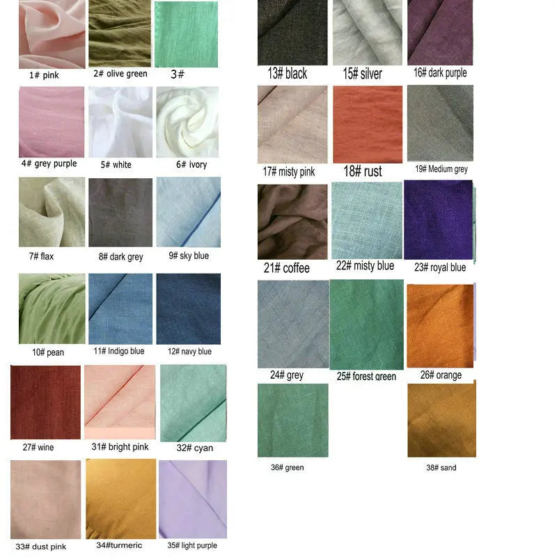 Bed Sheet Set 4 Piece 100% Pure Linen Bedding 1 Flat Sheet 1 Deep Pocket Fitted Sheet 2 Pillowcases Flax Sheets Set Bedding Set