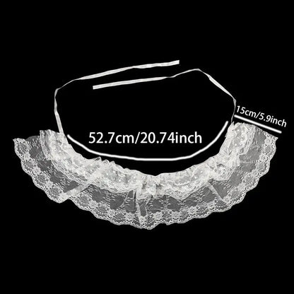 Korean Ins Unique Lace Layered Gauze Skirts Lace Trim A-Line Short Cloth Mini Waist Skirts Harajuku Girl's White Skirts Y2K