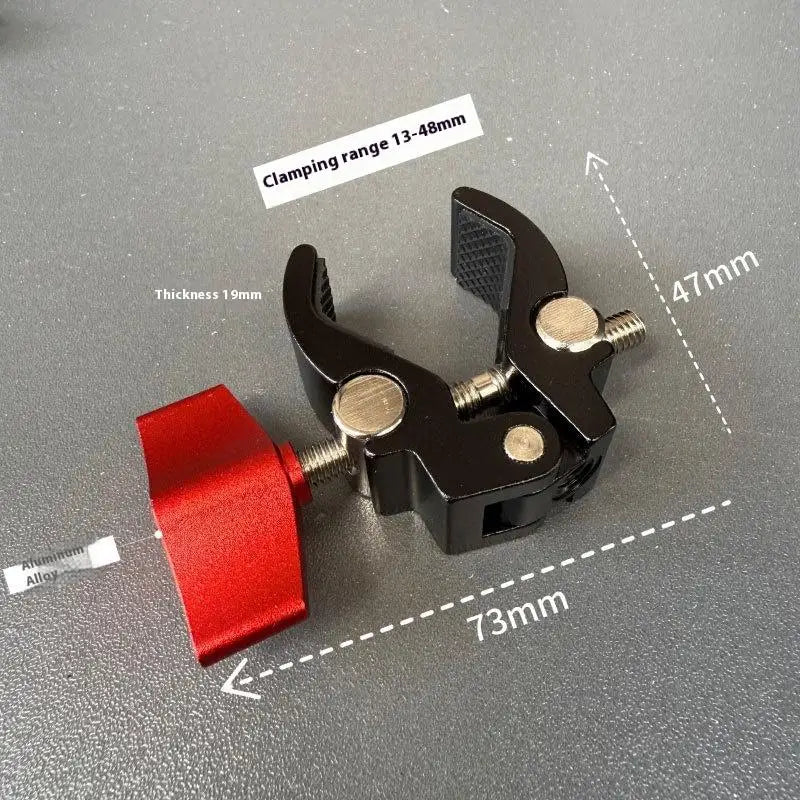 1Set Photography Accessories Camera Metal Super Clamp With Double Ball Head Magic Arm For  Monitor Light Mic Phone Mount