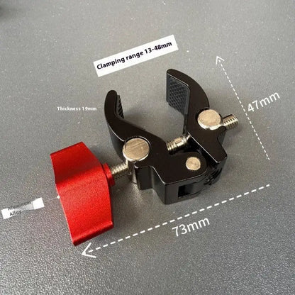 1Set Photography Accessories Camera Metal Super Clamp With Double Ball Head Magic Arm For  Monitor Light Mic Phone Mount