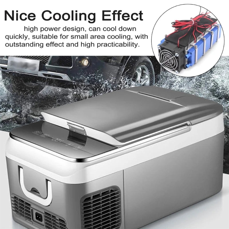 DC12V 576W DIY Thermoelectric Cooler Low Noise Refrigerators Air Cooling Device Air Conditioner Cooling System Easy Use