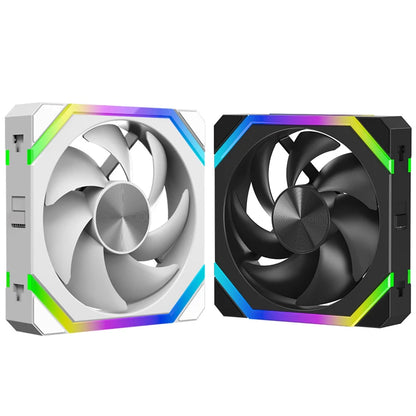 JUMPEAK CS120 ARGB Cooling Fan 360mm 240mm Modular Stackable Splicing PWM Silent 120mm RGB Fans For Gaming PC Case Water Cooler