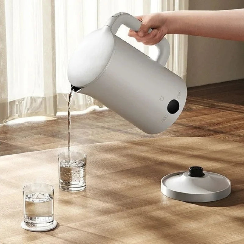 New Mijia Constant Temperature Electric Kettle 3 Home Automatic Power Off 316L Stainless Steel 1800w Fast Heating 1.7L