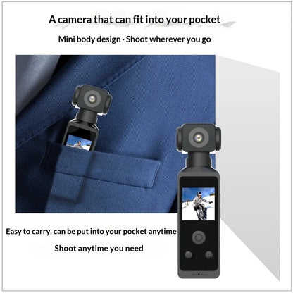 5K Action Camera with Anti-Shake - 270° Rotatable Lens, 1.33" Screen, WiFi, External Mic for Vlog/Outdoor