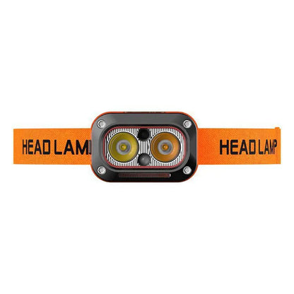 Rechargeable LED Headlamp,Ultra-Bright Headlight with 5 Modes,USB Charging,60° Adjustable,Long-Lasting for Camping,Running