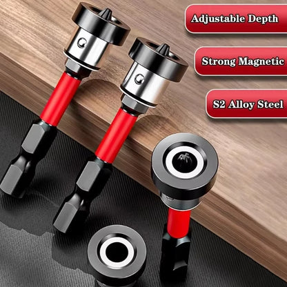 Magnetic Positioning Screwdriver Bits Drywall Screw Bit wide Gypsum Board Plasterboard Screws Locating Batch Head Drilling Tools