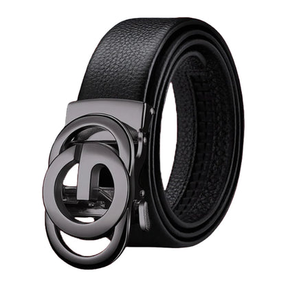 Men's Belt Automatic Buckle Belt Fashion Business Belt for Male Good Gifts for Men