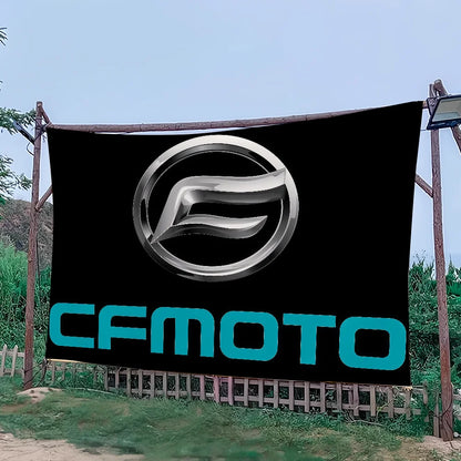 CFMoto Fashion Brand Motorcycle flag Art Sci Fi Room Home Decor Wall Mount Home Decor Banner