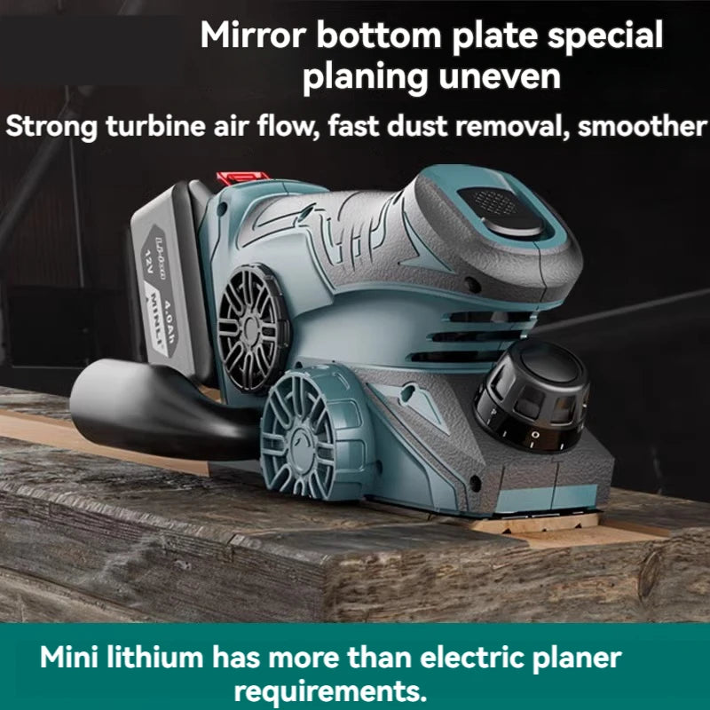 Cordless Planer Brushless Motor  Power Tools Electric Router Trimmer Wood Cutting Machines