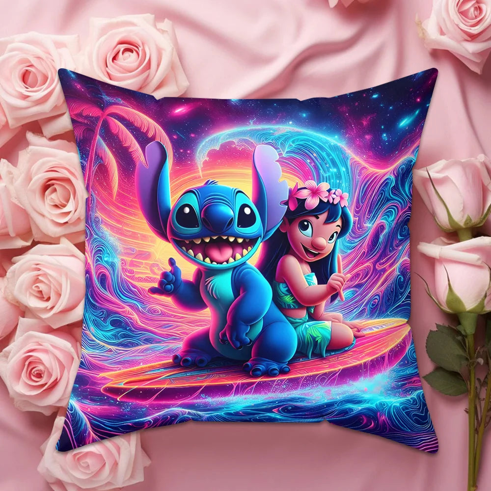 Cushion Covers for Living Room Cushions Cover S-sti-Tchs Decorative Pillowcase Home Decor Items Interior Decoration Pillow Cases