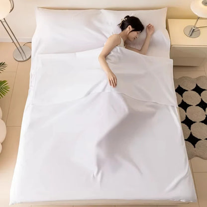 Sleeping Bag Light Liner Cotton Sheet For Camping Travel Summer Portable Dirty-proof Sleeping Bag Hotel Outdoor Full Sheets Set