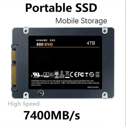 Lenovo 880 EVO Internal SSD 2TB 4TB Solid State Drive SATA 3.0 MLC 2.5 Inch for Laptop Desktop PC PS4 PS5 - New Hard Disk