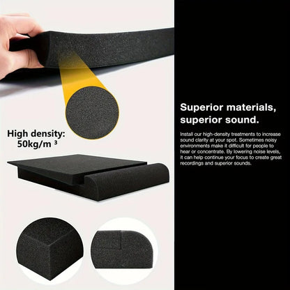 Speaker Sponge Shock Absorbing Pad Desktop Monitor Hardened Shockproof Sound-absorbing Silent Pad Remove Resonance Sponge