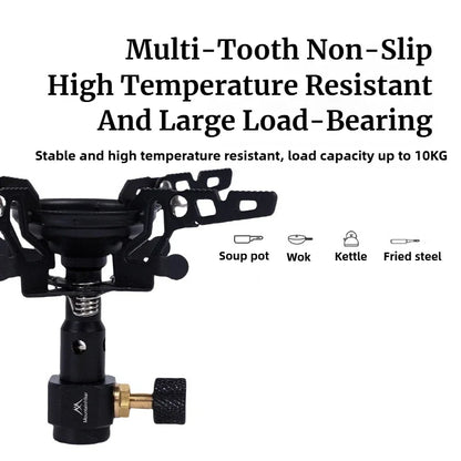 Mountainhiker Outdoor 3300W High Power Gas Stove Mini Camping Gas Burner Portable Picnic Hiking Cooking Stove Survival Furnace