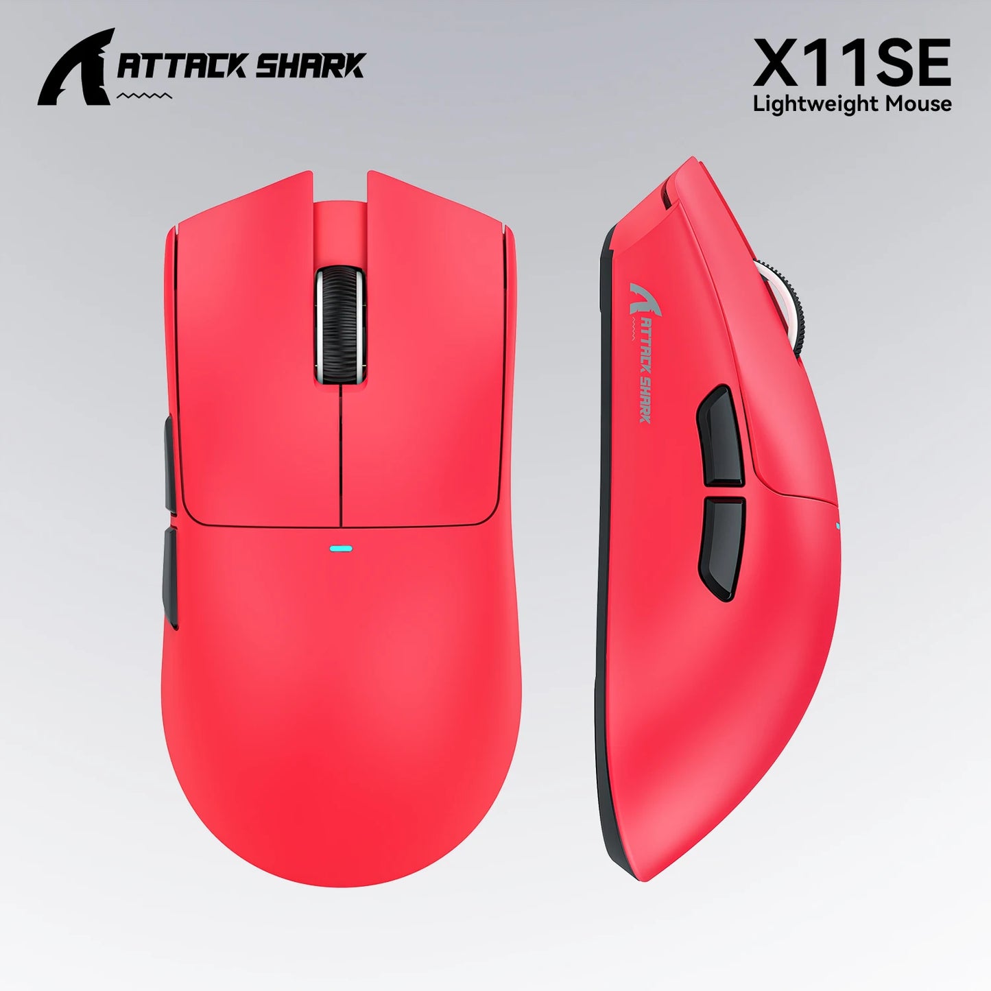 Attack Shark X11  X11SE Wireless Gaming Mouse 3-Mode , PAW3311, 22000DPI, 400IPS, PC Gaming Mouse