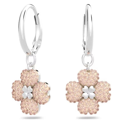 2026 New Trend Fine Jewelry Set Original Charm Luxury Lucky Grass Crystal Fashion Necklace Ring Earrings Romantic Gift for Women