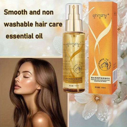 100ml perfume hair care essential oil spray brightening hair care essential oil, long-term moisturizing: make hair soft，