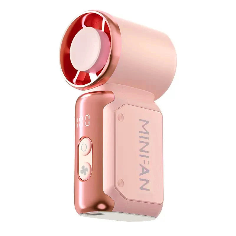 Handheld Small Fan, Portable Mini Bladeless Electric Fan, USB Charging Pocket Portable Fan, Suitable for Outdoor and Travel Use