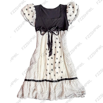 Sexy Punk Y2K Dress Aesthetics Graphic Print Unique Grunge Hip Hop Braces skirt Summer Cool Goth Streetwear A-line skirt Fashion
