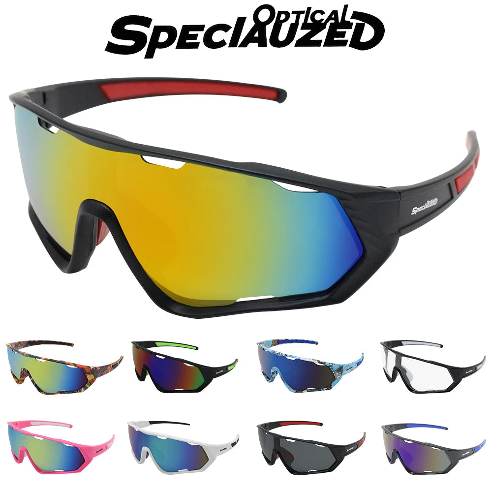 Sports Sunglasses for Men Women Youth UV400 Large Lenses Baseball Goggles Cycling Running Softball Biking Running Glasses