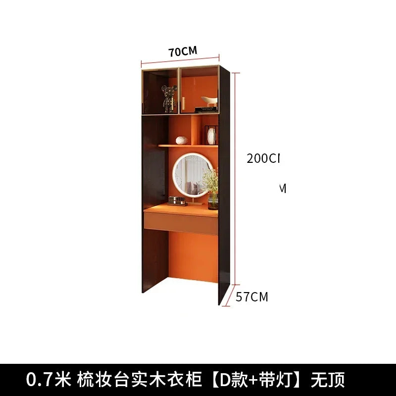 Store Clothes﻿ Comfortable For Room Home Corner Wardrobe Room Clothes Wooden Bedroom Cabinet Multifunctional Storage Furniture