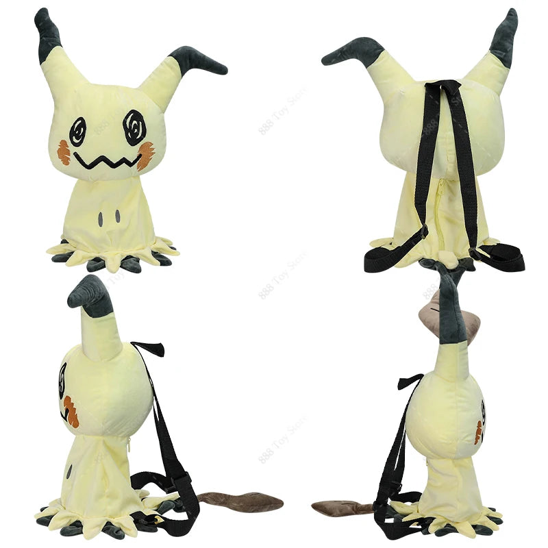 Hot Sale Pokemon Plush Backpack Toys Cute Psyduck Charizard Gengar Mimikyu Snorlax Ho-Oh Piplup Stuffed Schoolbag Peluche Dolls
