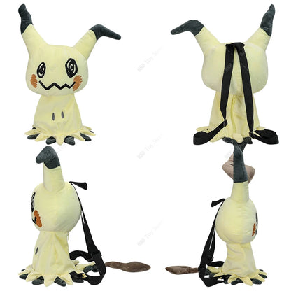 Hot Sale Pokemon Plush Backpack Toys Cute Psyduck Charizard Gengar Mimikyu Snorlax Ho-Oh Piplup Stuffed Schoolbag Peluche Dolls