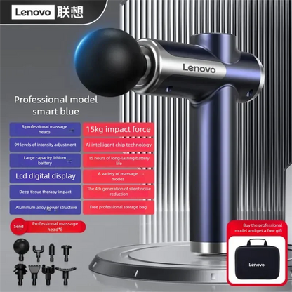 Lenovo brand massage device N3 deep massage, relieve muscle soreness, exercise and relax, LED touch screen design, portable, mul