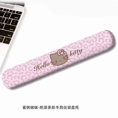 Cartoon mouse pad for girls, with a wrist rest, memory foam hand support, and a thickened wrist rest; suitable for office and ga