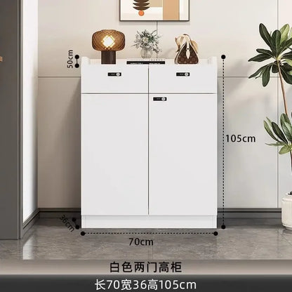 Shoe Storage Cabinet Wood Entryway Storage Store Organizer Display Rack Shelves Retail Display Rack Shelves for Retail Store