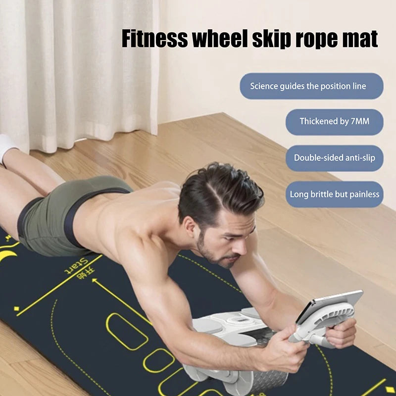 New【Yoga Mat Non Slip Shock Absorber Thick Kneeling Mat Kneeling Pads Reusable Gym Mat For Home Pilates Floor Workouts】