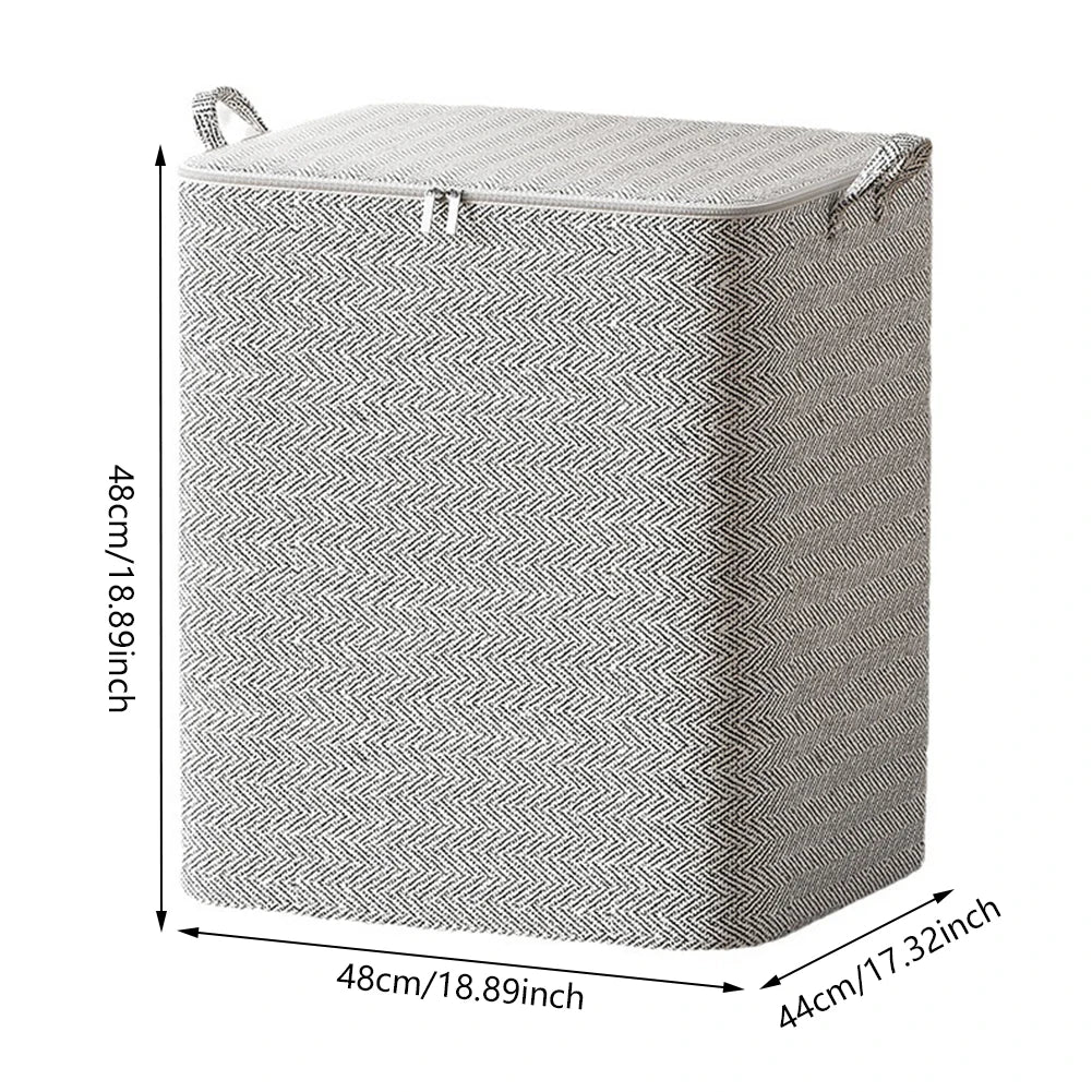 Stereoscopic Storage Boxes Household Storage Boxes Organizing Boxes Fabric Foldable Large Capacity Dust-proof Closet Storage