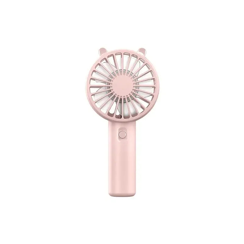 Portable Handheld Fan Mini USB Rechargeable Fan Cute Desktop Cooling Small Silent Fan Adult Children Outdoor Dormitory Travel