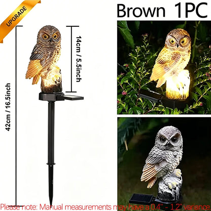 Solar Lamp Owl Animal Solar Garden Lights Solar Powered Solar Led Light Outdoor Garden Decoration Lamp Waterproof Solar Lights