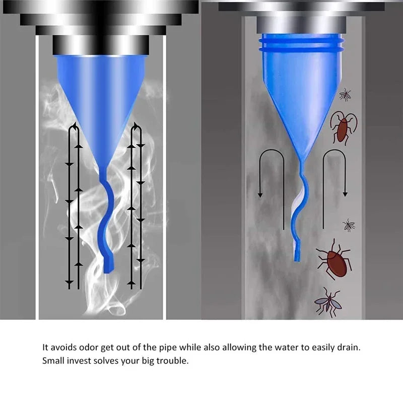 Kitchen deodorant silicone leak-proof core, sewer drain, sink sewer, one-way drain valve, sewer deodorant