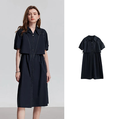 TOYOUTH Women Dress 2025 Summer New Elegant Dress 8529028