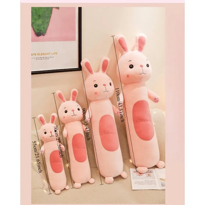 2025 New Pillows for Bedroom Soft and Comfortable Soft Long Sleeping Pillow Delicate and Smooth Cute Animal Cylindrical Pillow