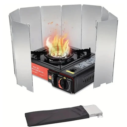 Outdoor Camping Portable Folding Stove for 8 Plates / 10 Plates with Windproof Cover