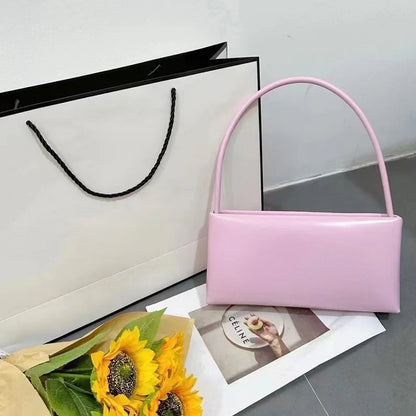 2026 Summer New Female Underarm Bag Women's Genuine Leather Shoulder Crossbody Bags High Quality Cowhide Ladies Simple Handbags