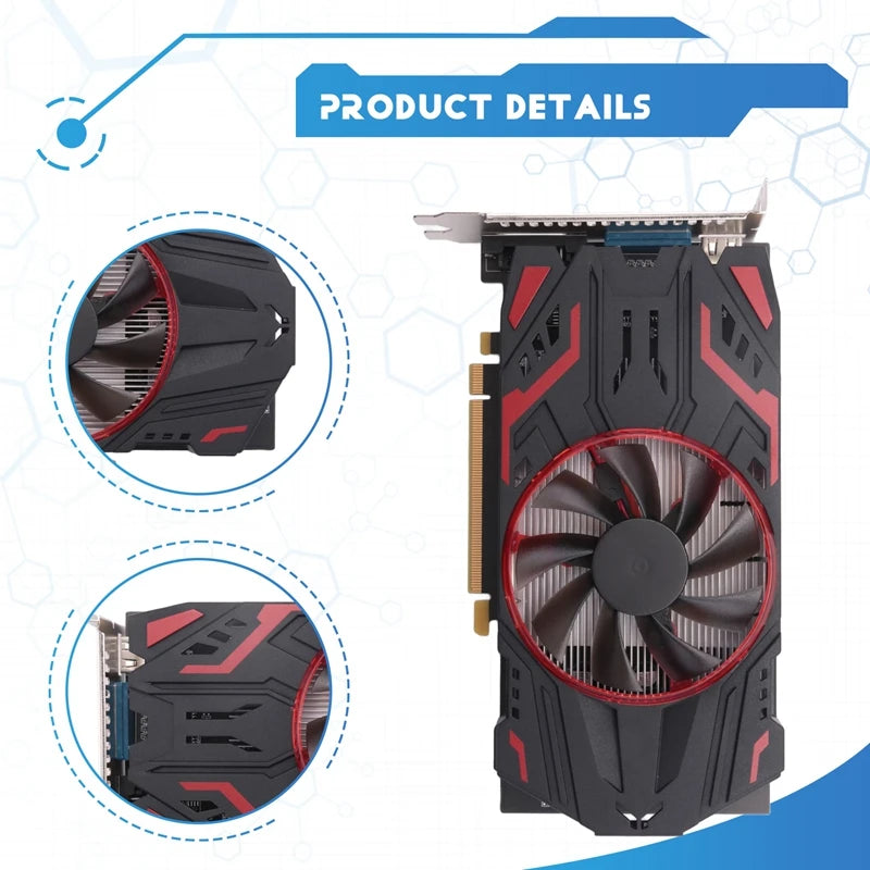 Supernew  GTX 550Ti 4GB GDDR5 Computer Graphic Card Gaming Video Cards for PCI-Express 2.0 Computer Separate Game Video Card