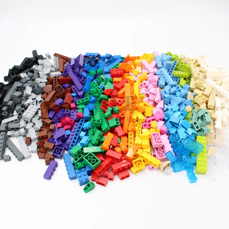 50pcs MOC Building Blocks Brick 2x2 3003 DIY Enlighten Creative Basics Classic Sets Compatible with Assembles Particles Toys