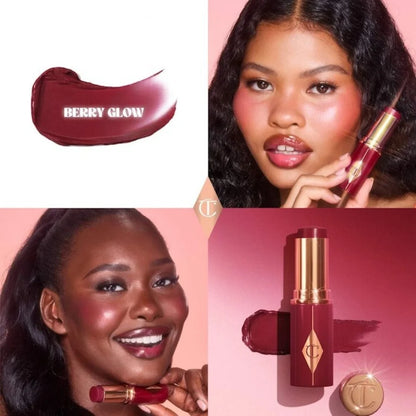 Charlotte Tilbury Blusher Highlight Spotlight Brightening Natural Nude Makeup Cosmetics Air Cushion Pen Blush Stick Cosplay Gift