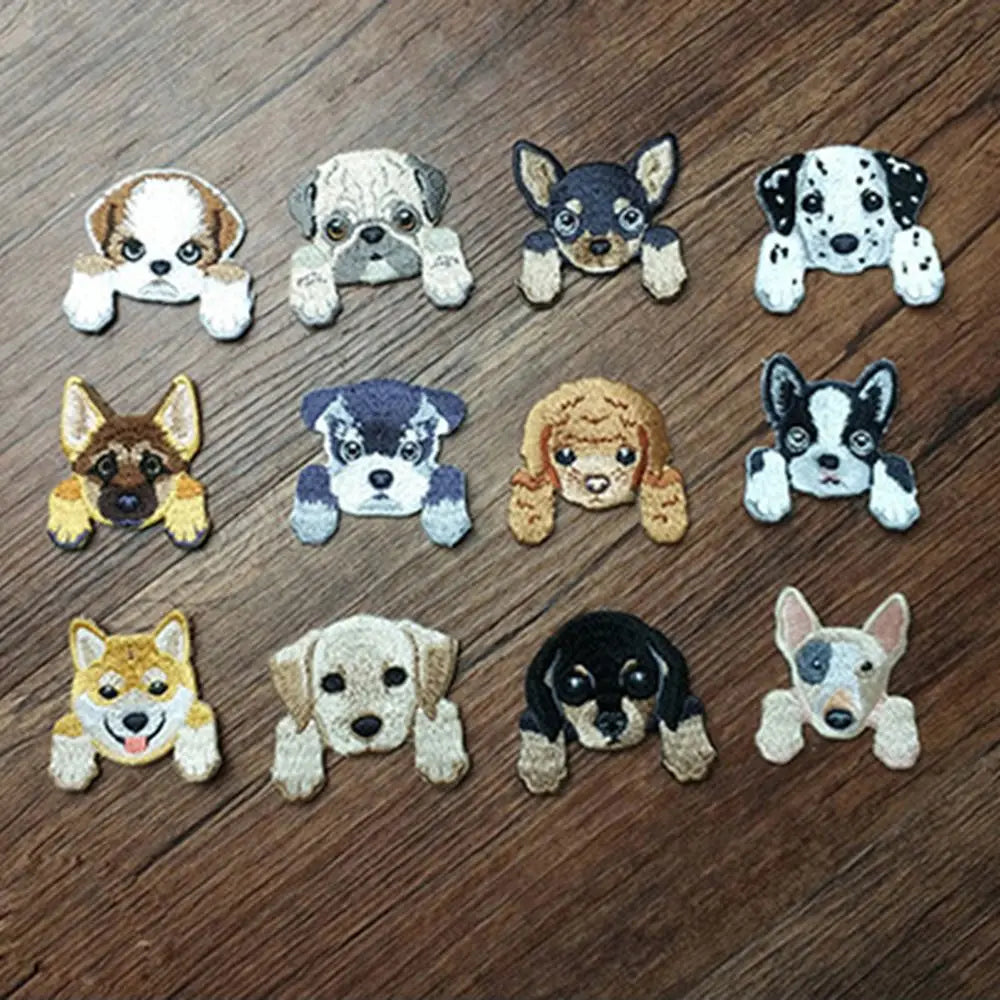 Cute Small Dog Baby's Clothes Patch Clothing Patches Applique Backpack Decoration