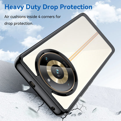 New Soft border + hard Acrylic back чехол Coque Case For Realme ( 11 Pro / 11 Pro+ / Narzo 60 Pro 5G ) Clear Cover Phone Cases